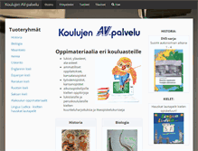 Tablet Screenshot of koulujenavpalvelu.fi